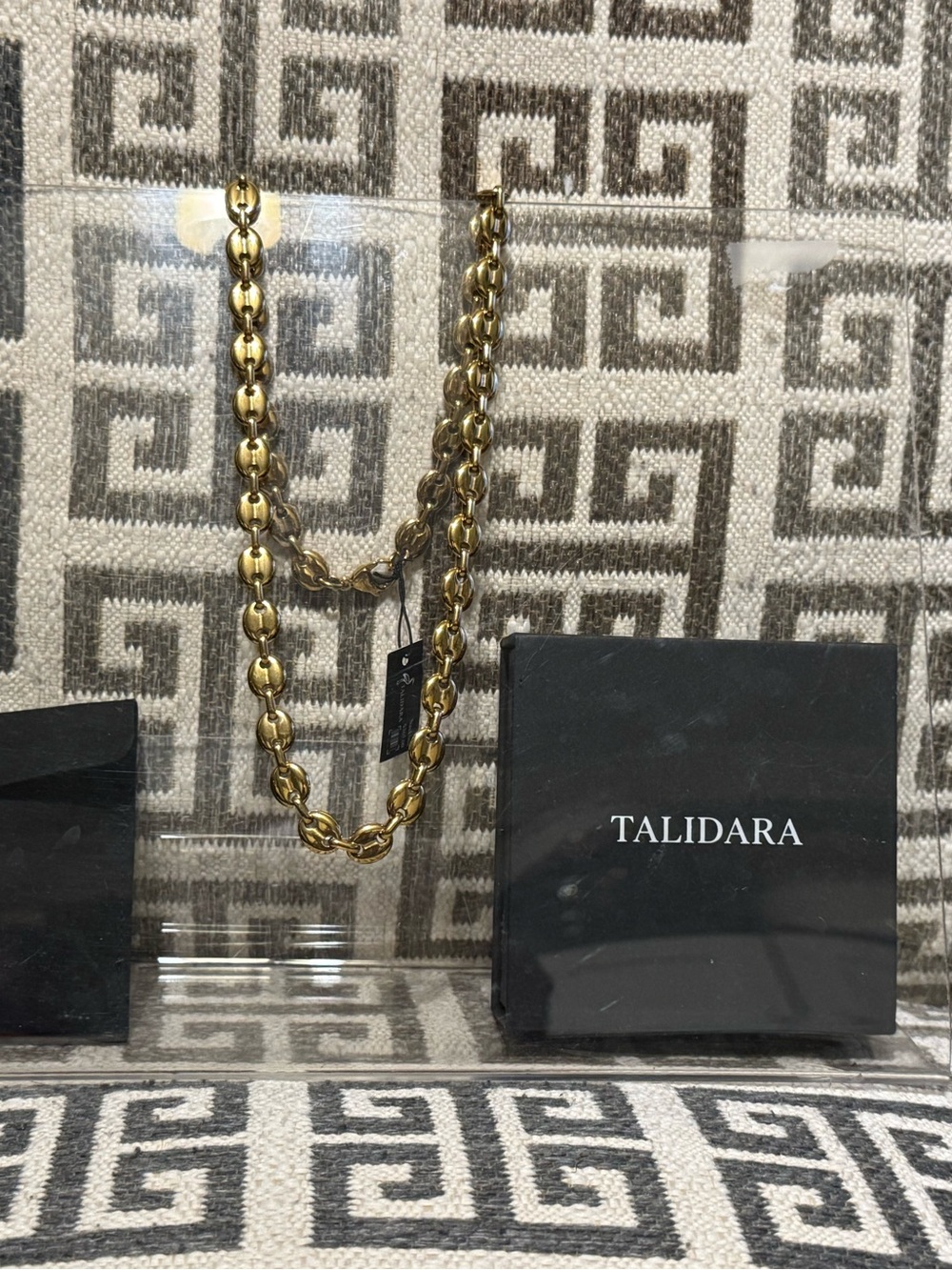 Talidara Men's Gold Link Chain Necklace